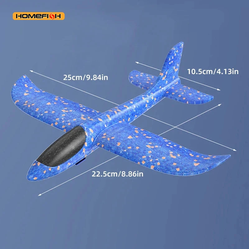 Foam Glider Airplane Toy Hand Launch Outdoor Flying Plane