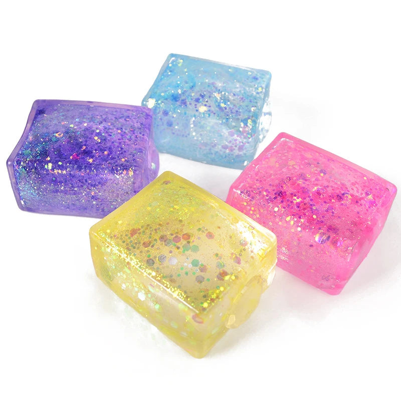 Maltose Stress Ball Tofu Ice Cube Slow Rebound Squishy Toy