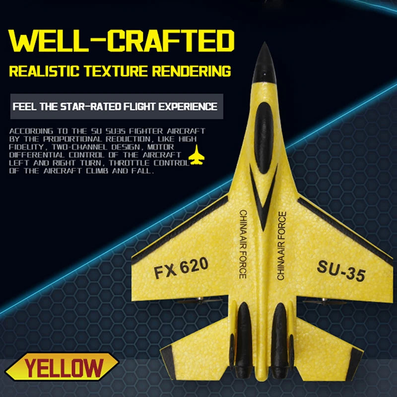 SU-35 RC Foam Airplane – 2.4GHz Remote Control Glider