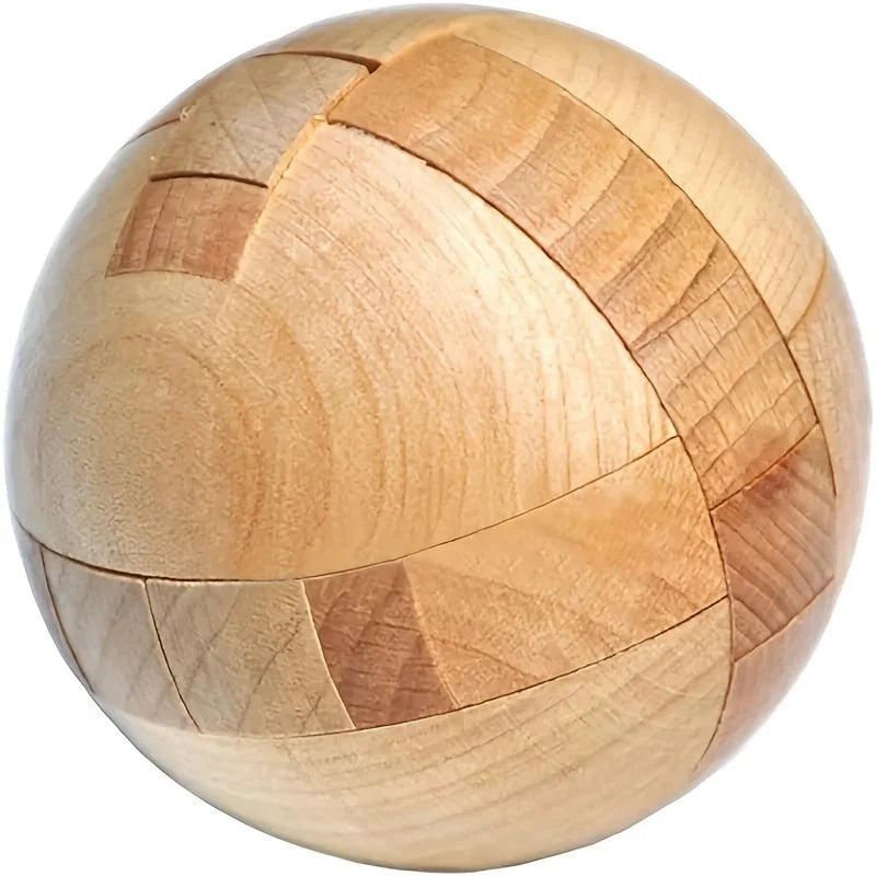 Wooden Puzzle Ball Brain Teaser for Adults and Teens