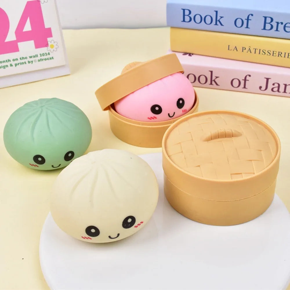 Dumpling Squishy Toy – Slow-Rising Stress Relief Fidget