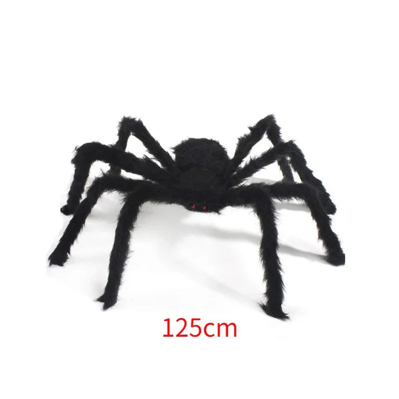 Giant Black Spider Halloween Decoration – Multiple Sizes