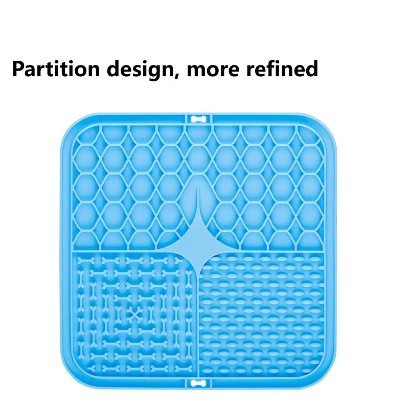Silicone Pet Licking Mat for Dogs and Slow Feeding