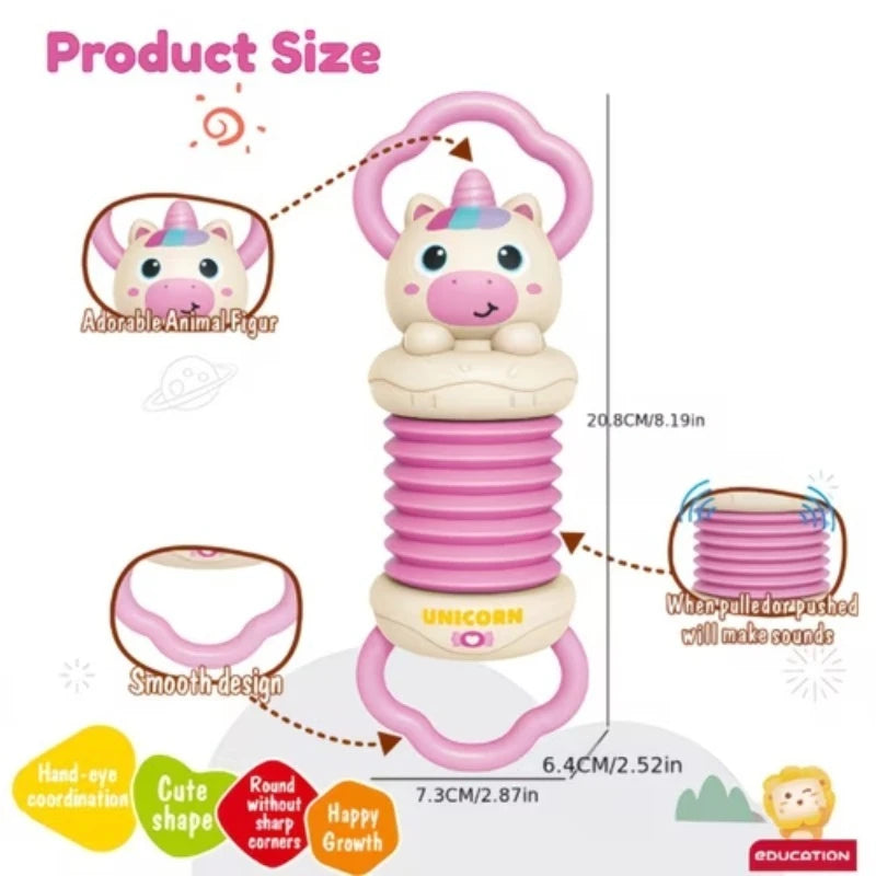 Unicorn Musical Accordion Toy – Baby Handheld Instrument