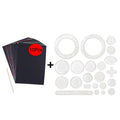 Spirograph Drawing Set with Interlocking Gears and Geometric Wheels
