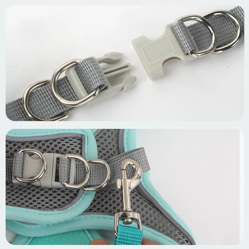 Reflective Dog Vest Harness – Adjustable Breathable Mesh