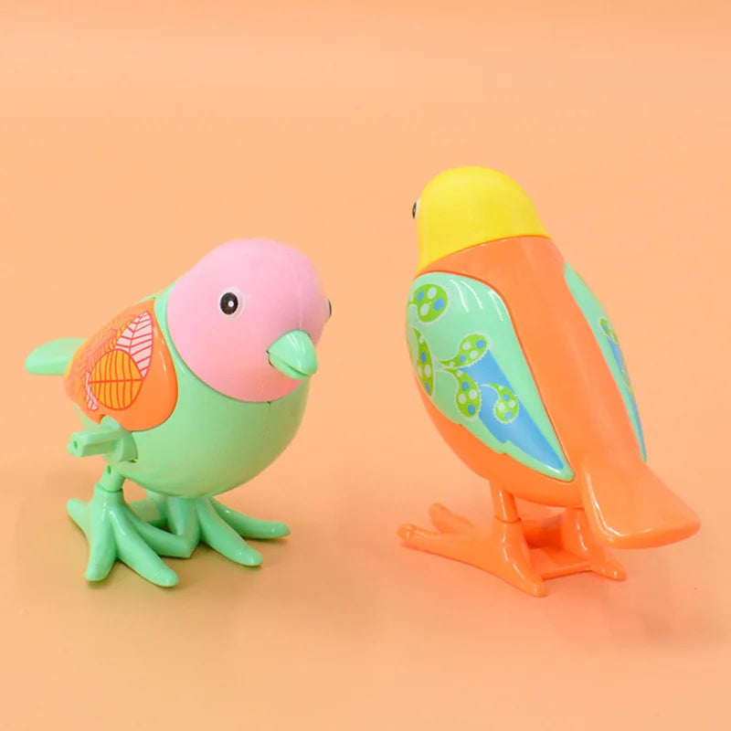 Wind-Up Bird Toy – Jumping Clockwork Animal