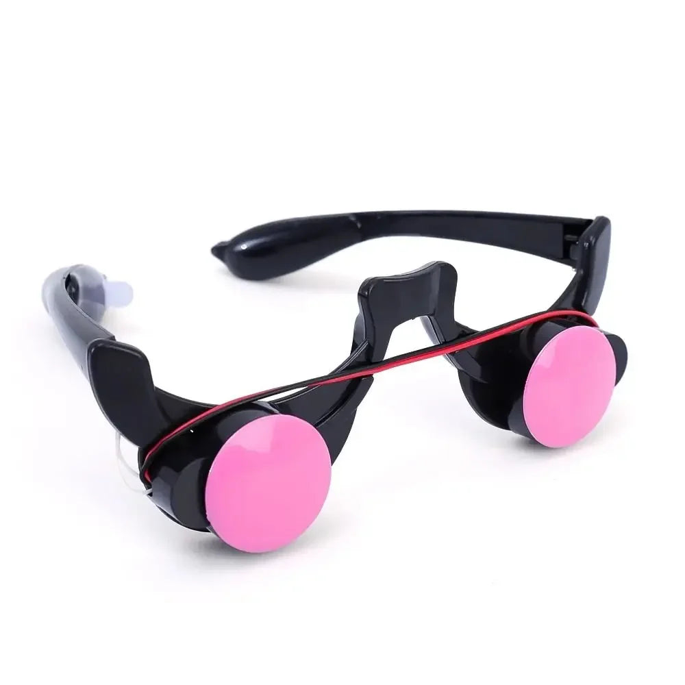 Light-Up Red Eye Halloween Glasses Costume Prop