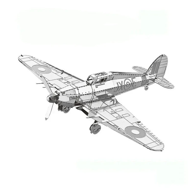 3D Metal Puzzle DIY Aircraft Model Assembly Kit