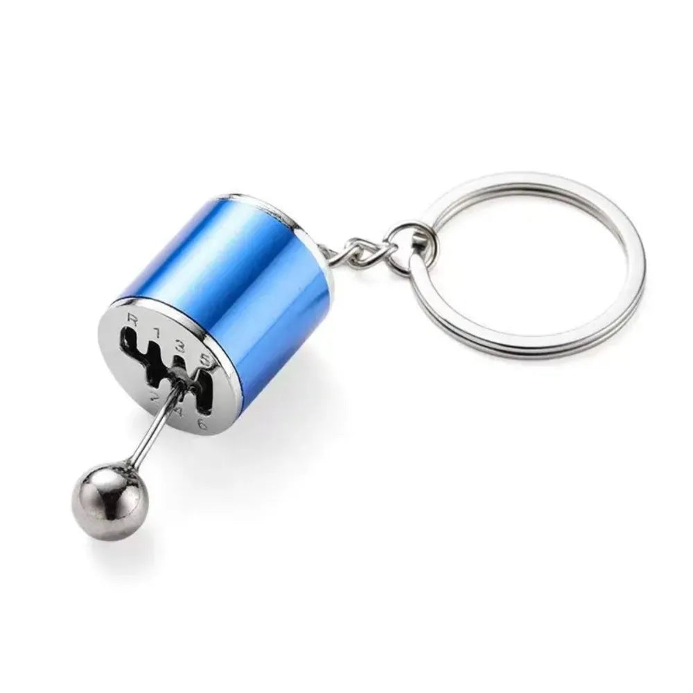 Mini turbocharger keychain, car style gearbox pendant, shift knob, metal shift paddles, EDC hand toy