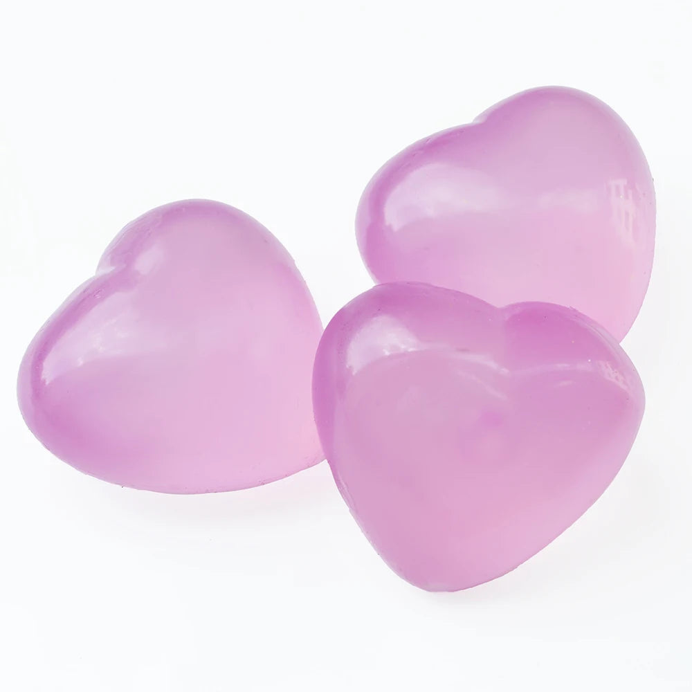 Color Changing Heart Squishy Toy – Slow-Rebound Fidget
