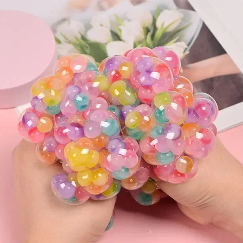 Rainbow Stress Ball 3D Sensory Squishy Fidget Toy