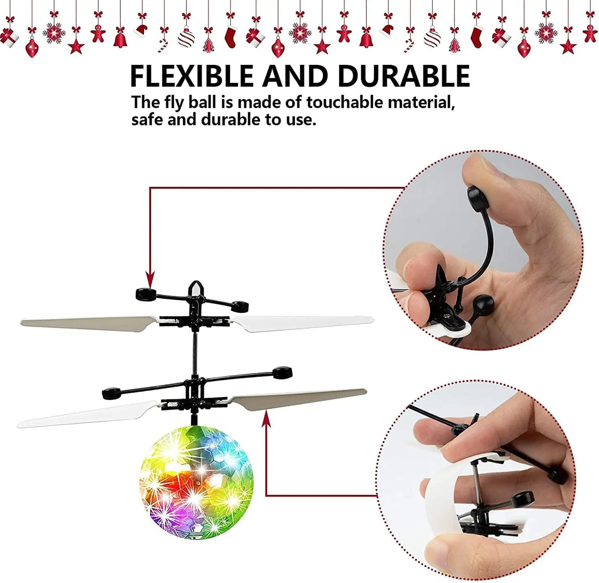 Luminous Induction Gyroscope Toy Colorful Flashing Ball
