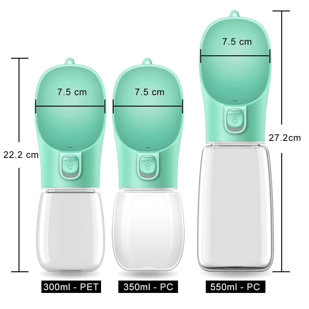 Portable Dog Water Bottle – Travel Dispenser for Pets