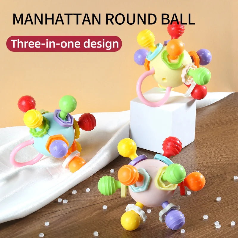 Baby Grasping Ball Toy – Soft Sensory Ball for Infants