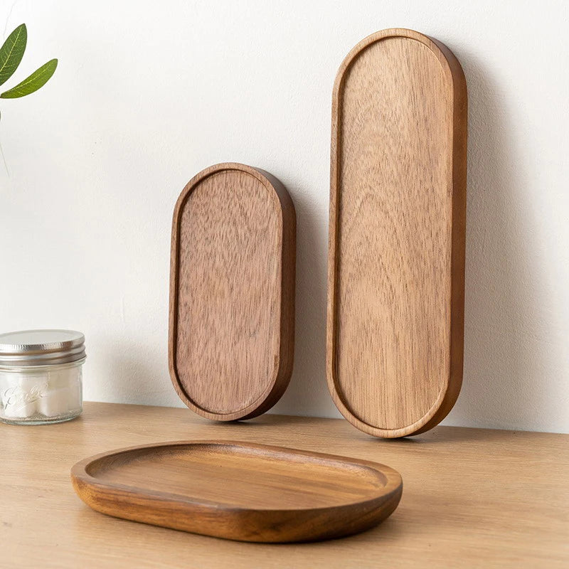 Wooden Food Tray – Japanese Style Serving Plate