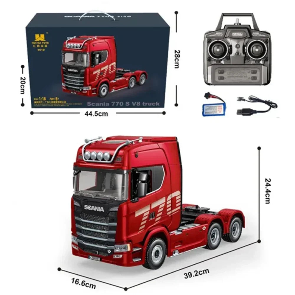 1/18 RC Tractor Truck – Remote Control Engineering Trailer