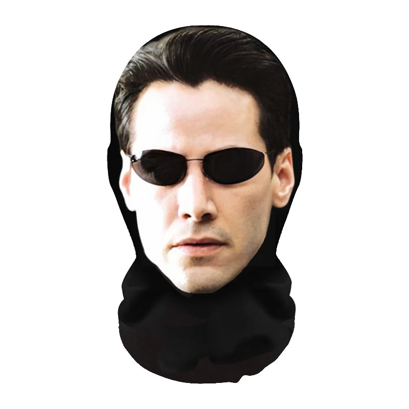 Funny 3D Printed Mask – Seamless Halloween Cosplay
