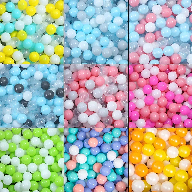 50 Pack Ball Pit Balls – Colorful Plastic Play Balls