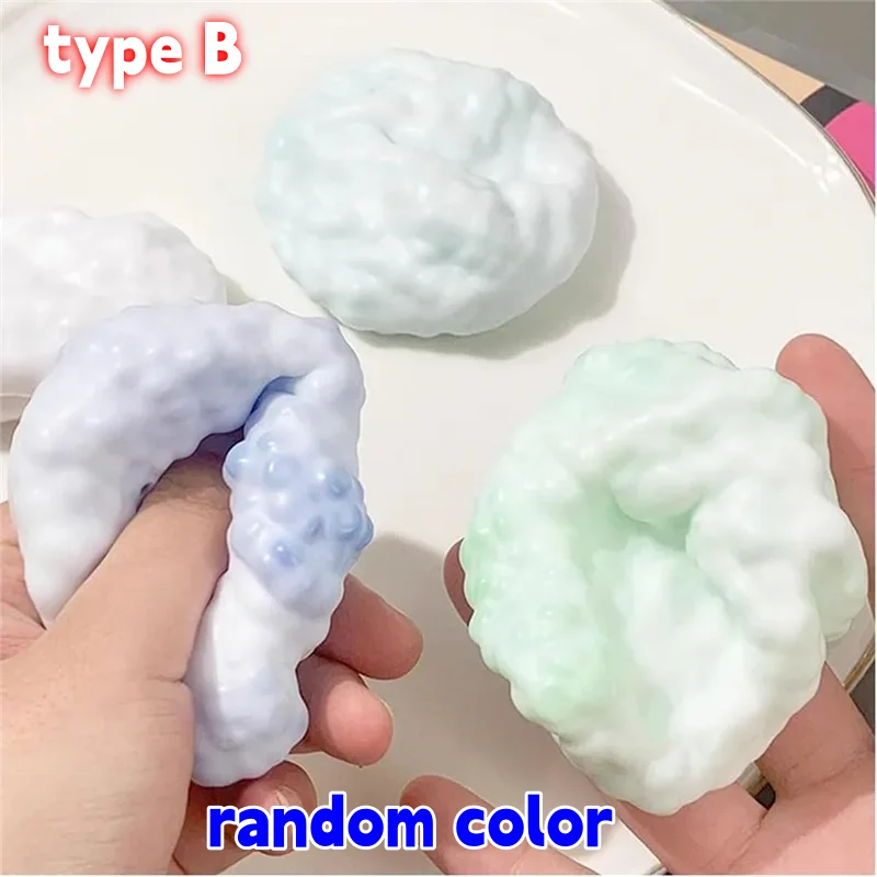 Grape Stress Ball – Vacuum Squishy Noisy Fidget Toy