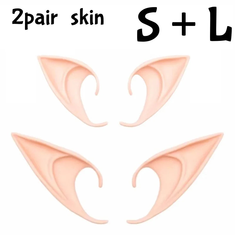 Silicone Elf Ears Costume Accessories for Cosplay & Halloween