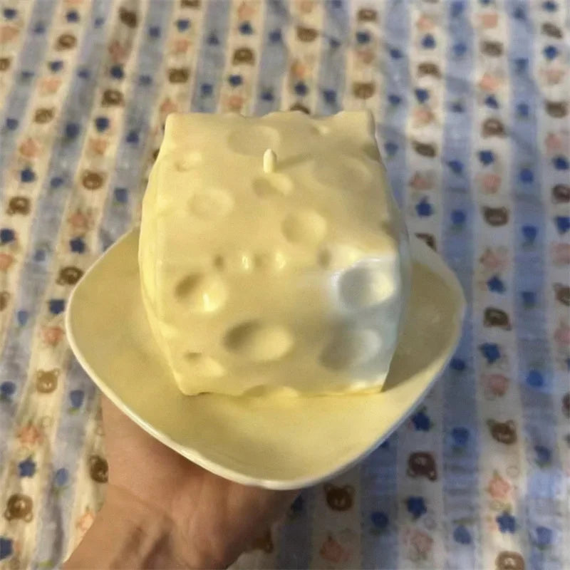 Cheese Stress Ball – Jumbo Shapeable Squeeze Fidget Toy