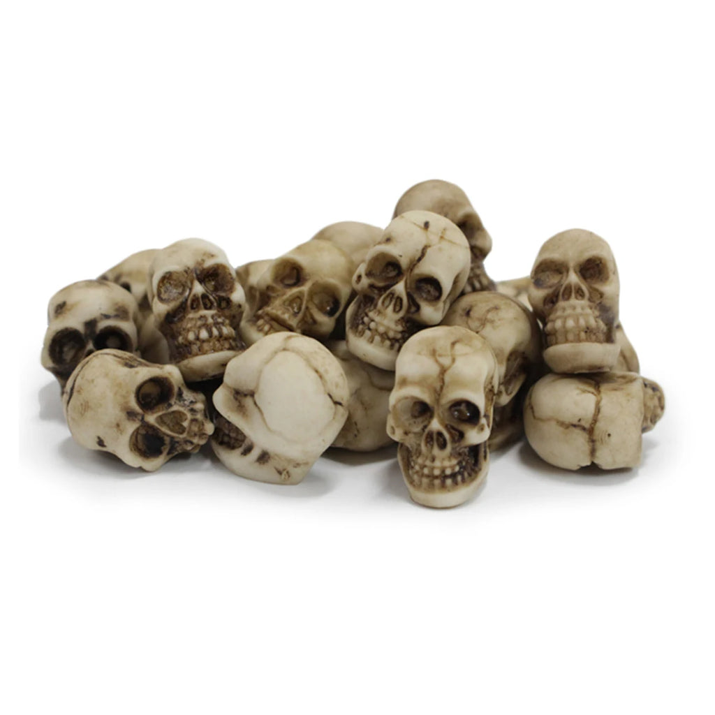 Mini Skull Decorations – 20-Piece Halloween Flower Pot Set