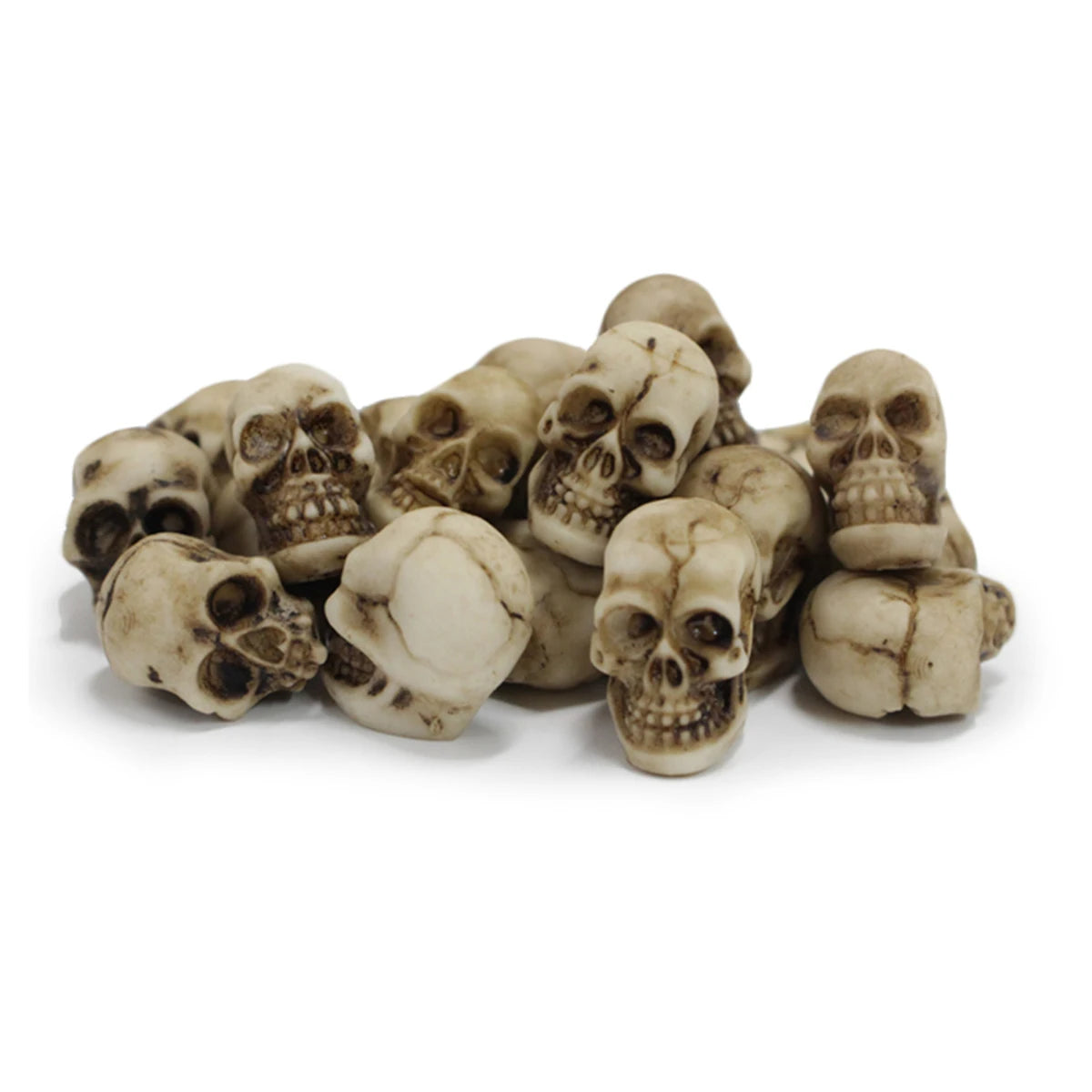 Mini Skull Decorations – 20-Piece Halloween Flower Pot Set