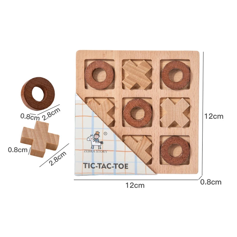 Wooden Mini Chess Game – Kids Strategy Puzzle Toy