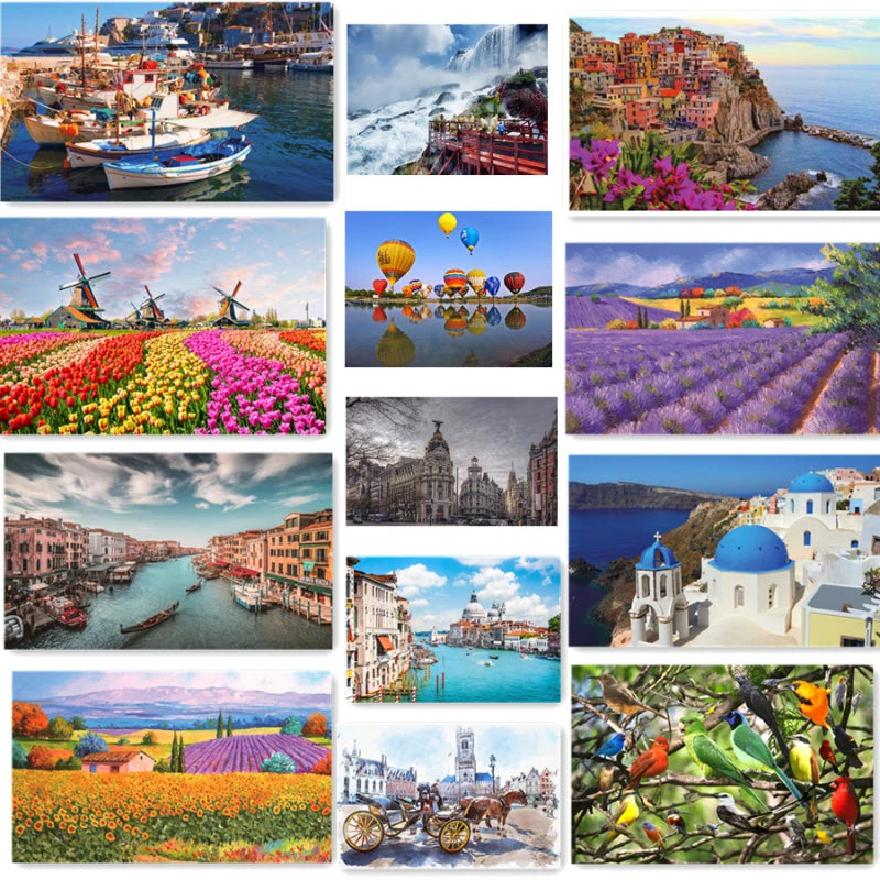 500 Piece Jigsaw Puzzle – Landscape Paper Picture