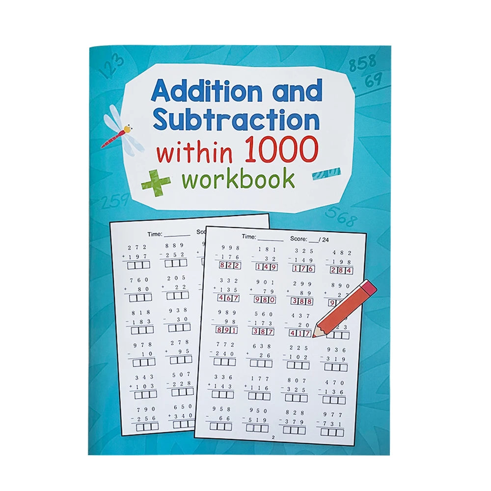 Addition and Subtraction Workbook for Kids – Math Practice Book