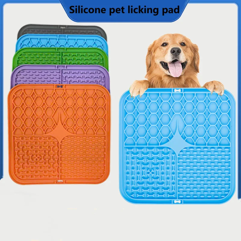 Silicone Pet Licking Mat for Dogs and Slow Feeding