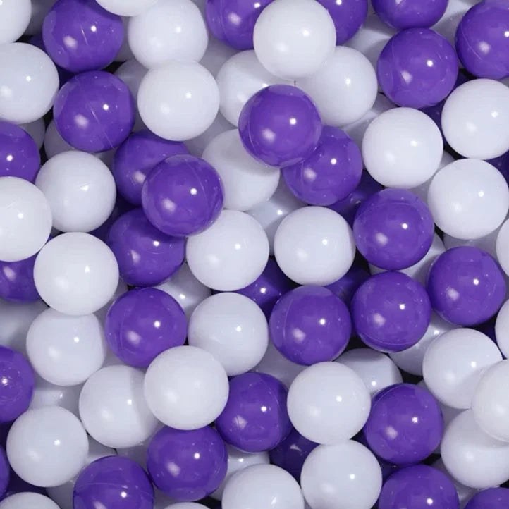 50 Pack Ball Pit Balls – Colorful Plastic Play Balls