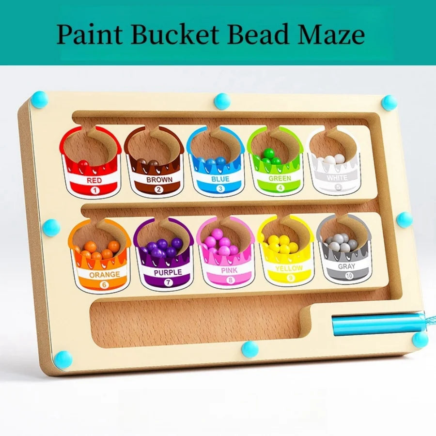 Magnetic Maze Toy – Bead Puzzle & Focus Training Game