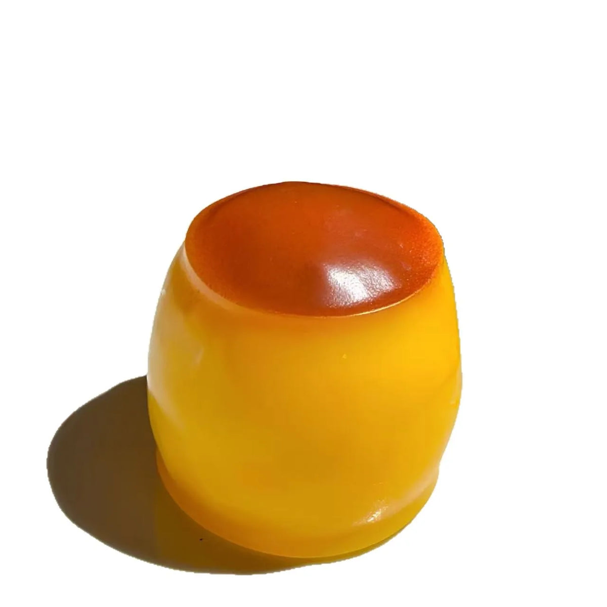 Caramel Pudding Squishy Toy Sequin Filler Crispy Fidget
