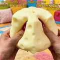 Cheese Stress Ball – Jumbo Shapeable Squeeze Fidget Toy