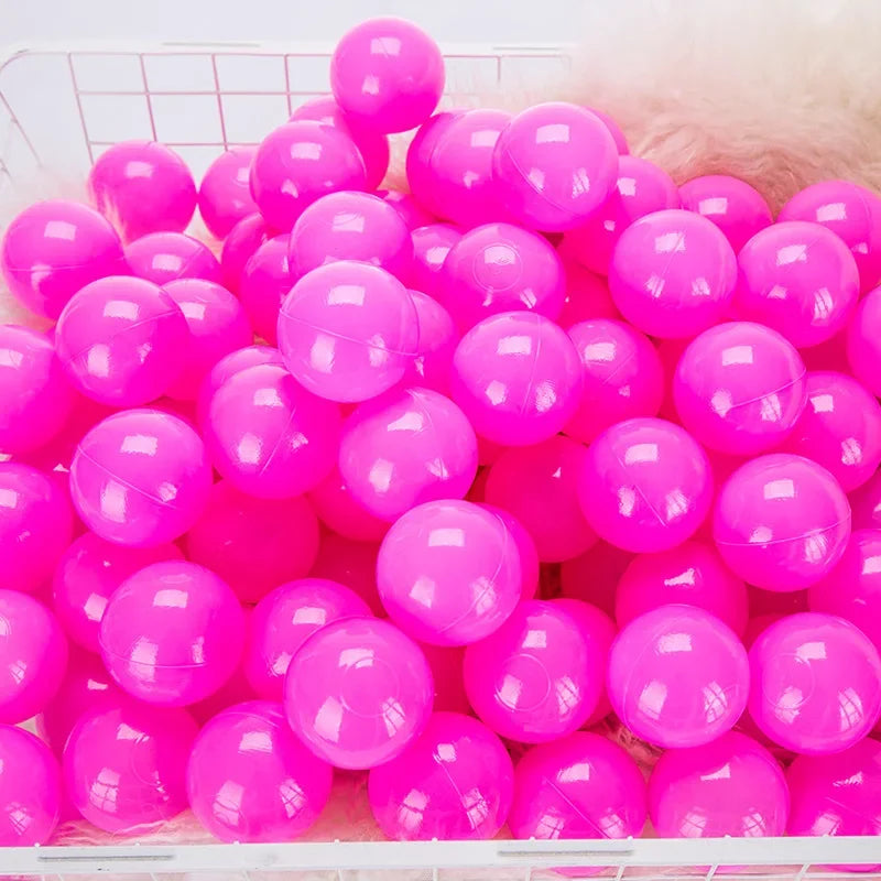 50 Pack Ball Pit Balls – Colorful Plastic Play Balls