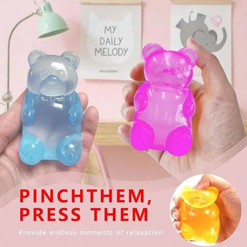 Gummy Bear Fidget Toy – Soft TPR Squeeze Sensory Toy