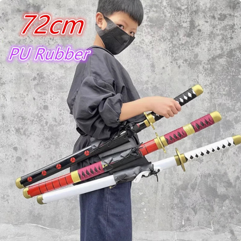 72cm Cosplay Prop Sword – Foam Samurai Role-Play Accessory
