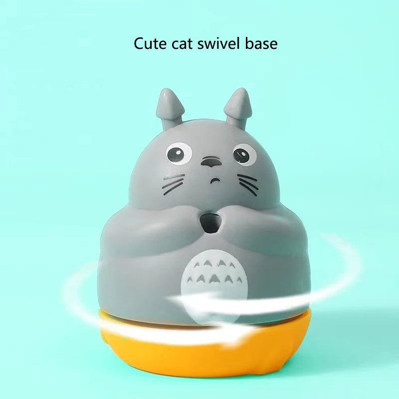 Chinchilla cat funny cat stick steel wire long pole feather cute cat toy kitten fishing rotating self-pleasure relief pet toy