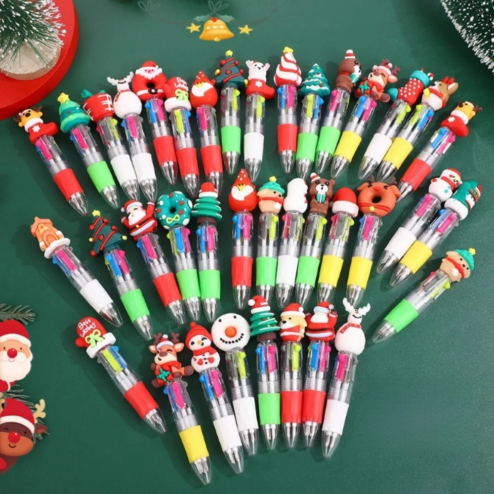 Christmas Multicolor Pens 5–30 Pack Holiday Party Favors