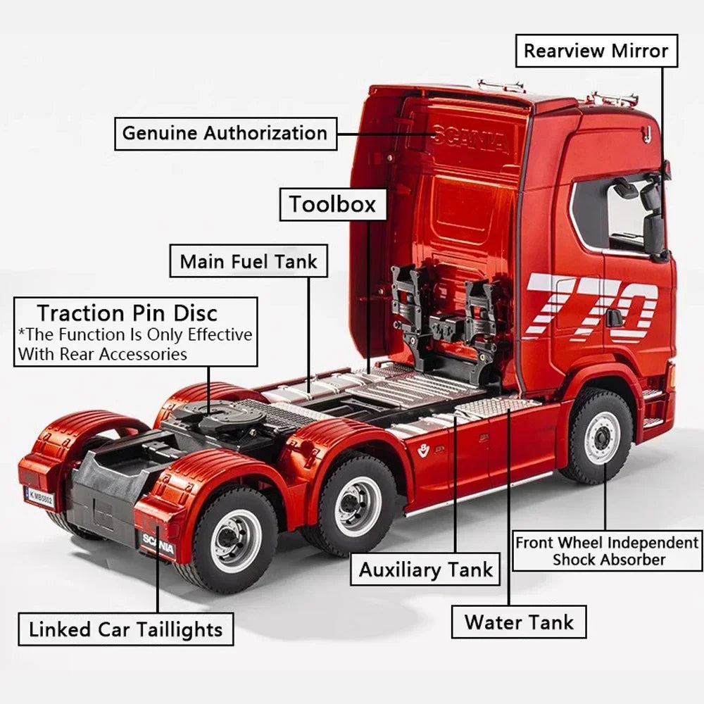 1/18 RC Tractor Truck – Remote Control Engineering Trailer