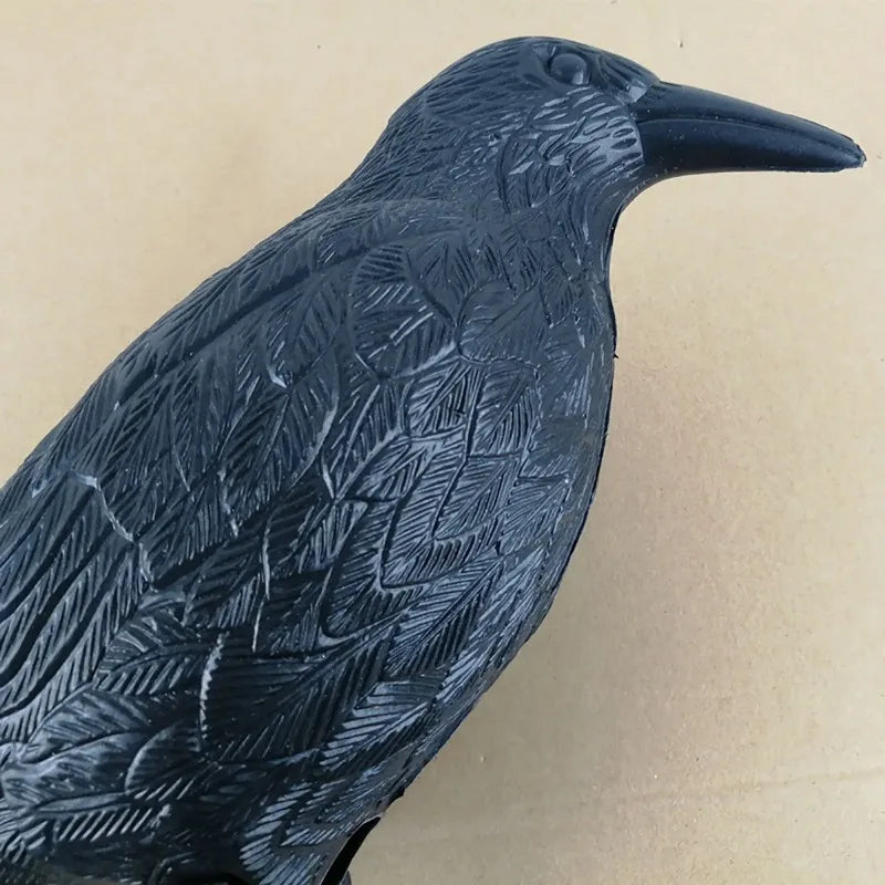 Fake Crow Bird Deterrent for Garden, Balcony & Patio