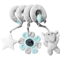Car Seat Toys Infant Color Elephant Stroller Stretch Spiral Activity Baby Hanging Toys for Crib Mobile Newborn Sensory Toy Gifts