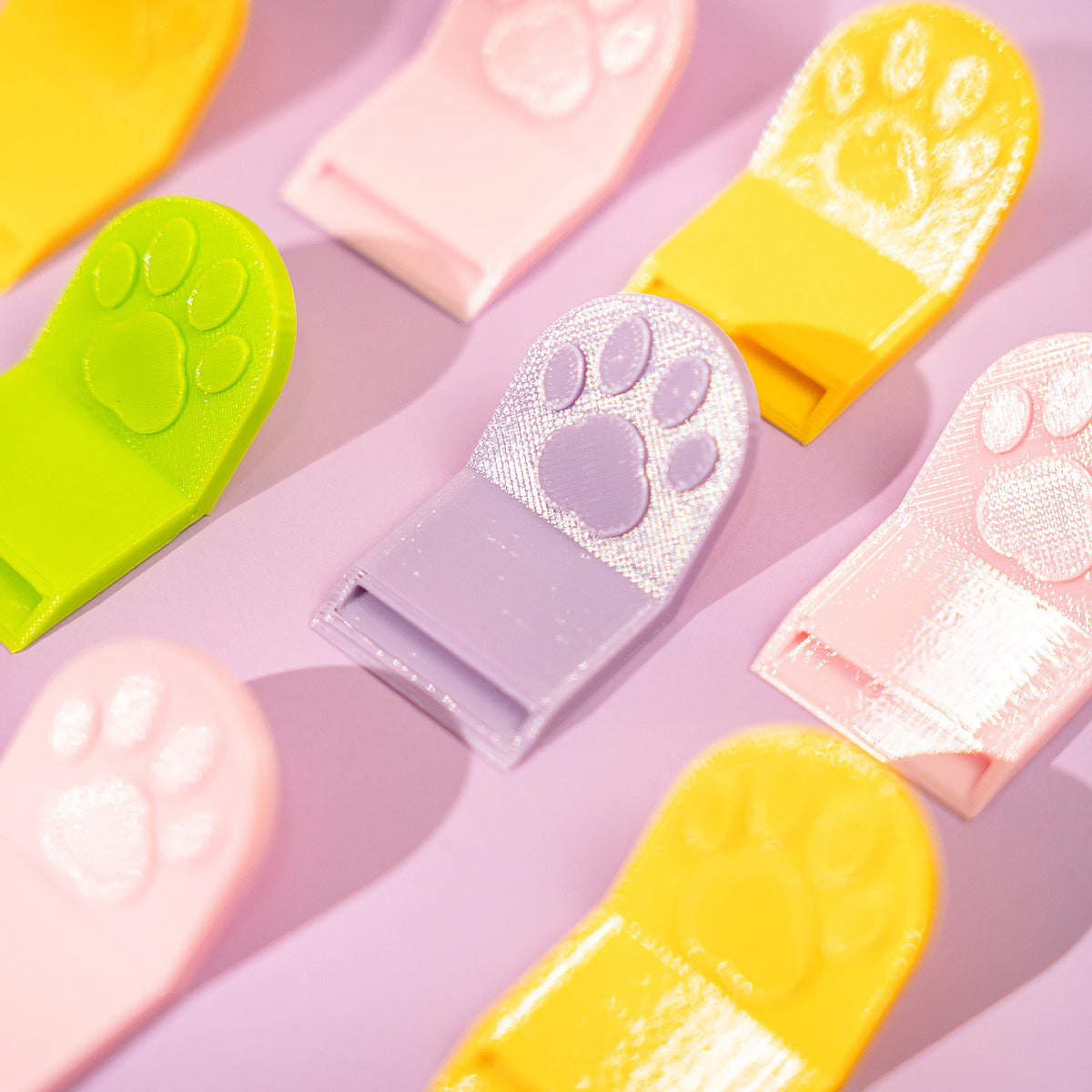 3D Printed Cat Paw Shaped Pet Can Opener, Multifunctional Portable Safe Easy Grip Cat Food Tin Opener for Wet Pet Food Cans