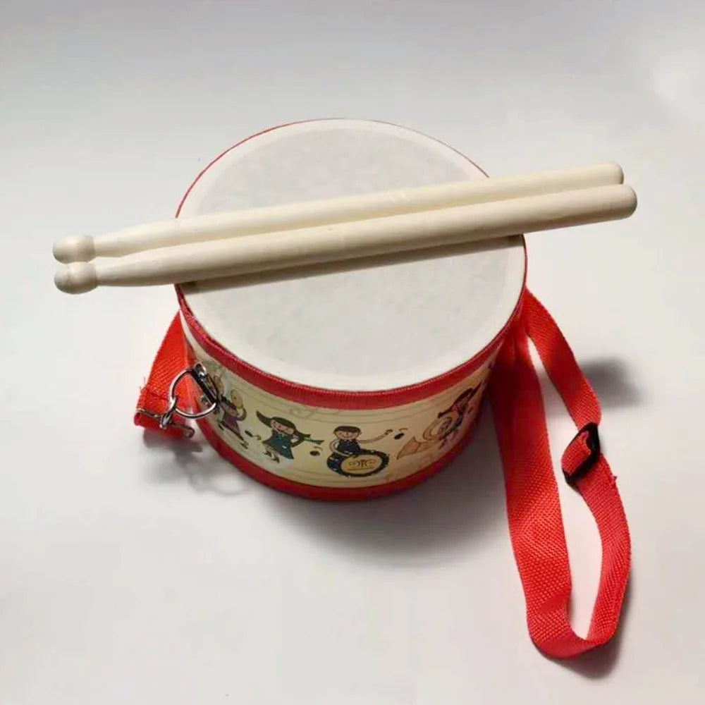 Wooden Kids Drum – 8-Inch Educational Percussion Instrument
