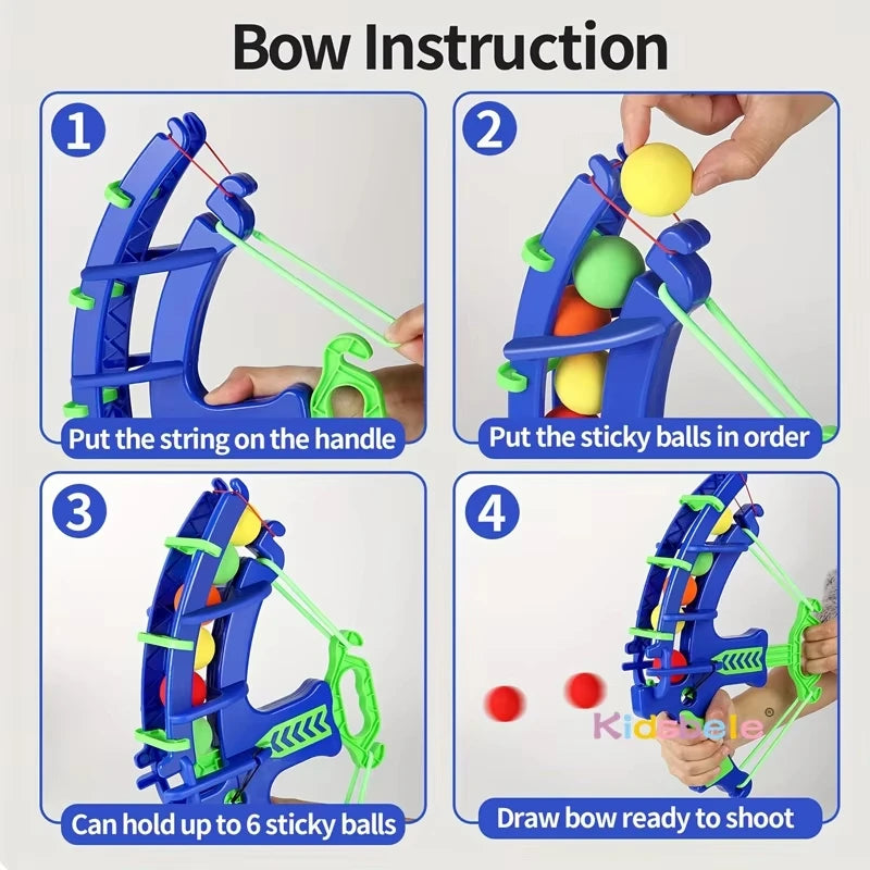 Sticky Ball Target Game – Outdoor Shooting Toy Set