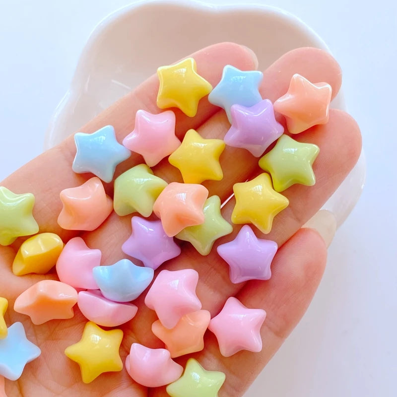 Resin Cabochons – Mini Flat Back Craft Decorations, 30 Pcs