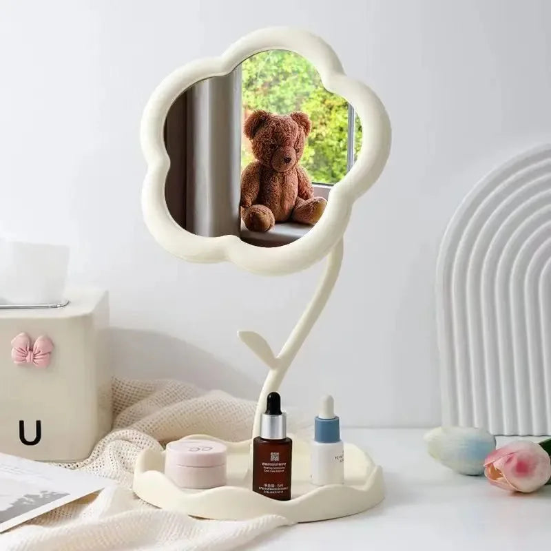 Flower Mirror – Decorative Desktop Vanity Mirror